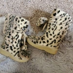 Leopard Boots